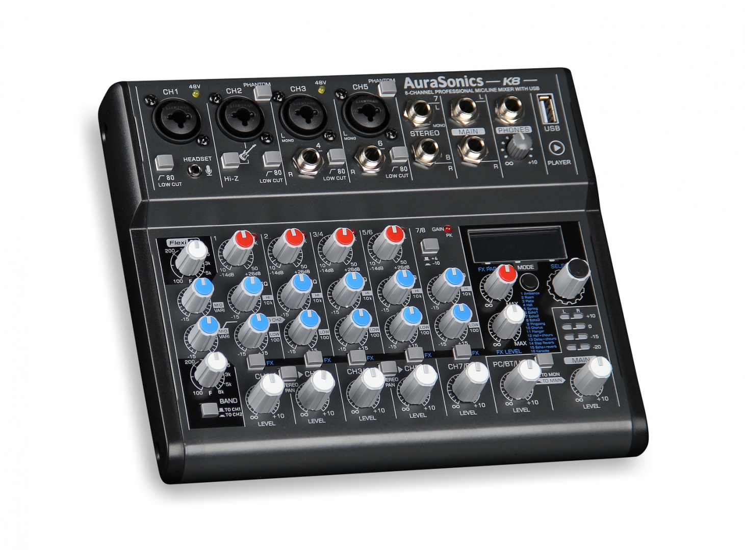 AuraSonics K8 компактный микшерный пульт в Никольске