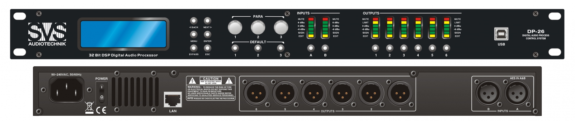 SVS Audiotechnik DP-26 Цифровой процессор: 2 входа 6 выходов в Никольске